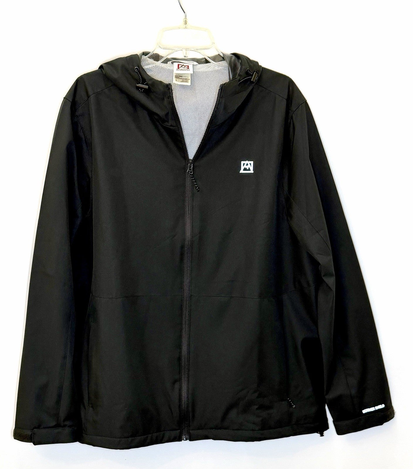 Avalanche Men's Weather Shield Hoodie Light Weight Jacket Zip Size Large