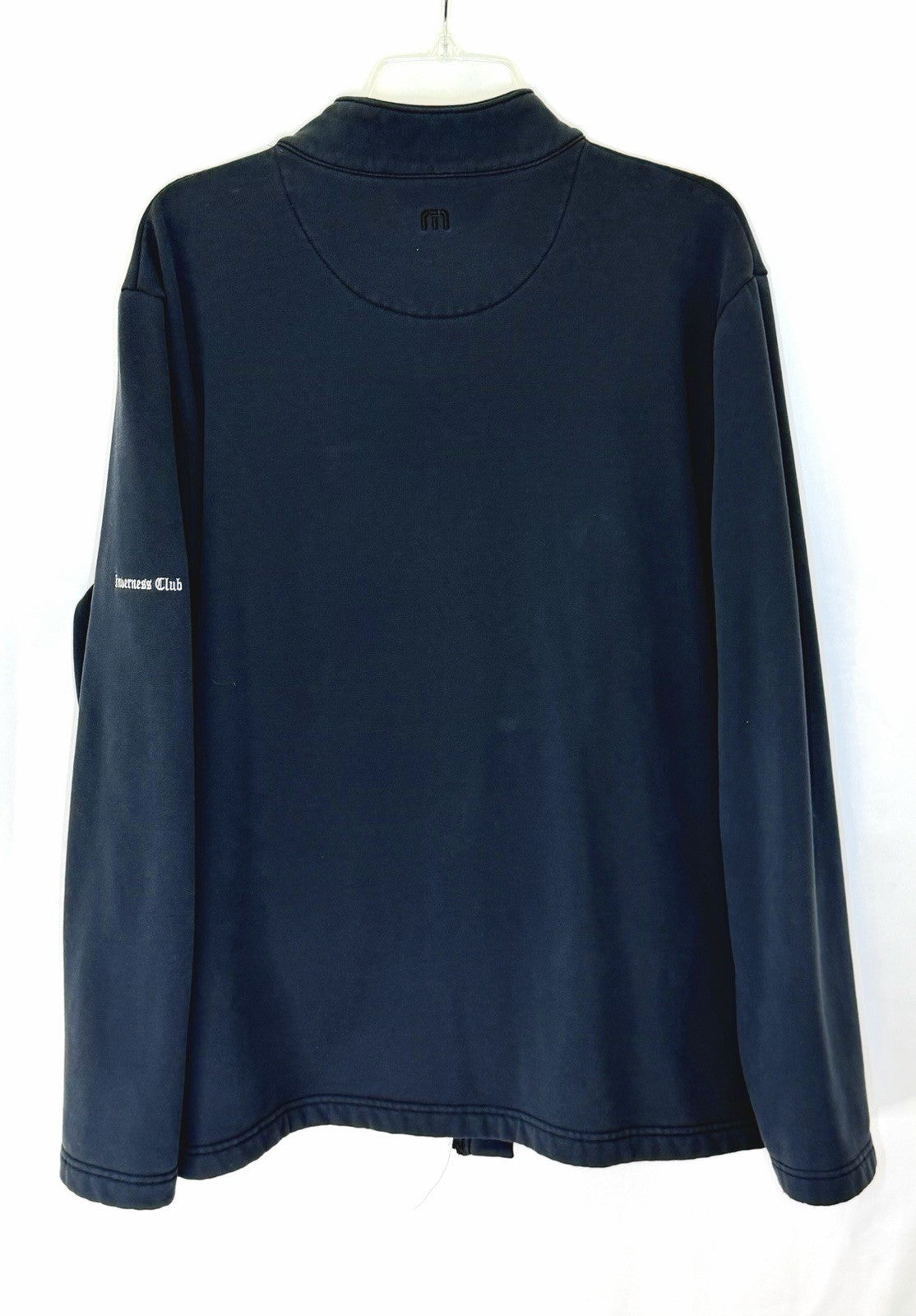Travis Mathew Full Zip Jacket Mock Neck Sweatshirt Black Men’s XL Golf