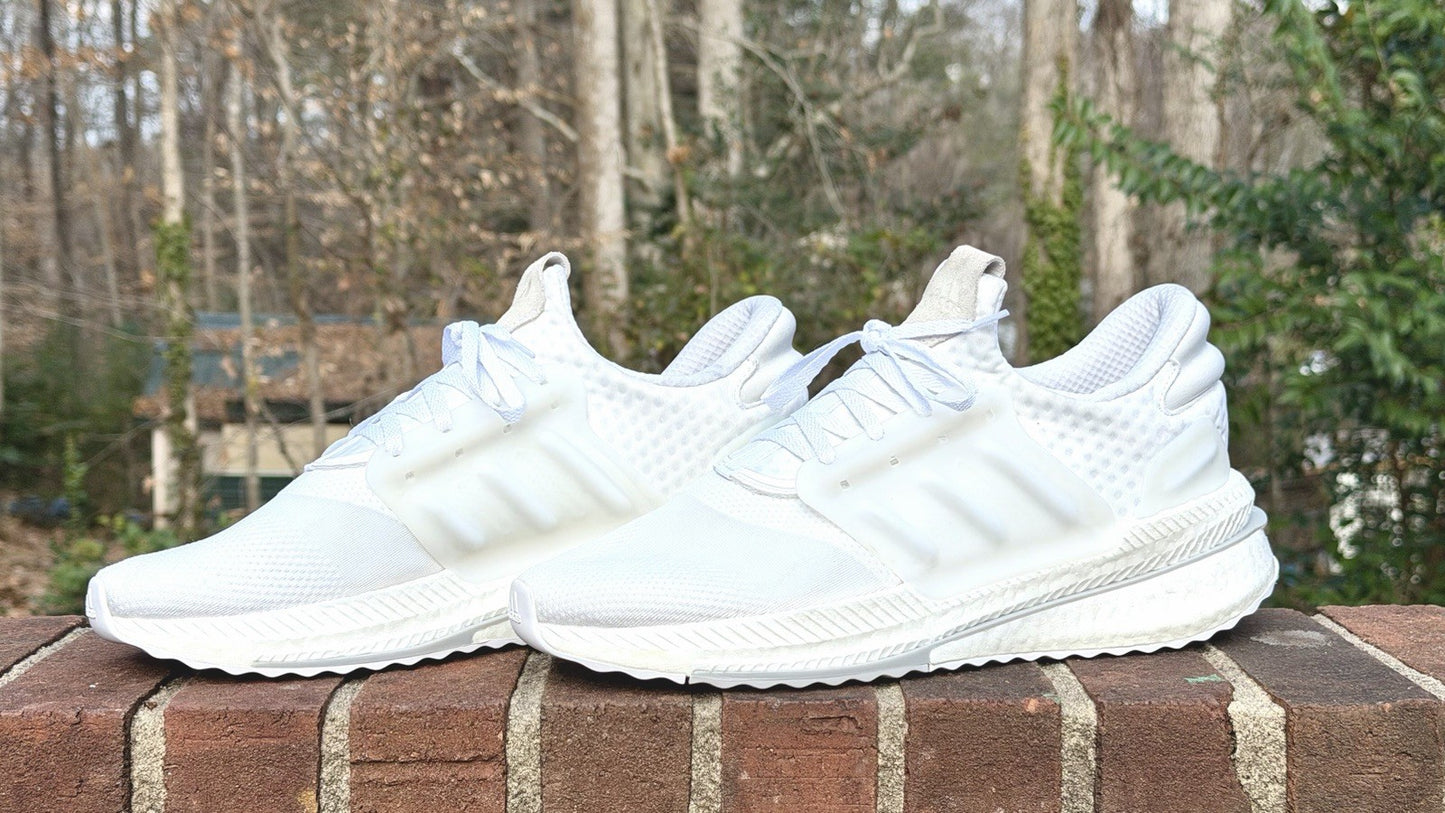 Adidas X_PLR Boost Men's Size 12 Triple White Running Shoes (HP3130)