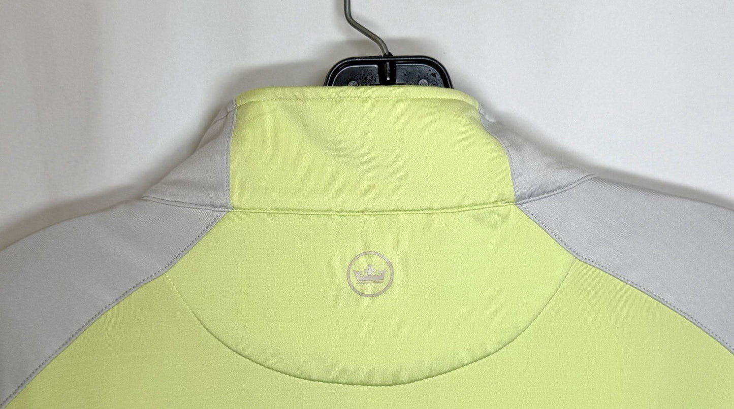 PETER MILLAR PERFORMANCE 1/4 ZIP PULLOVER w/ CROWN LOGO~MEN'S LARGE~$125 New!