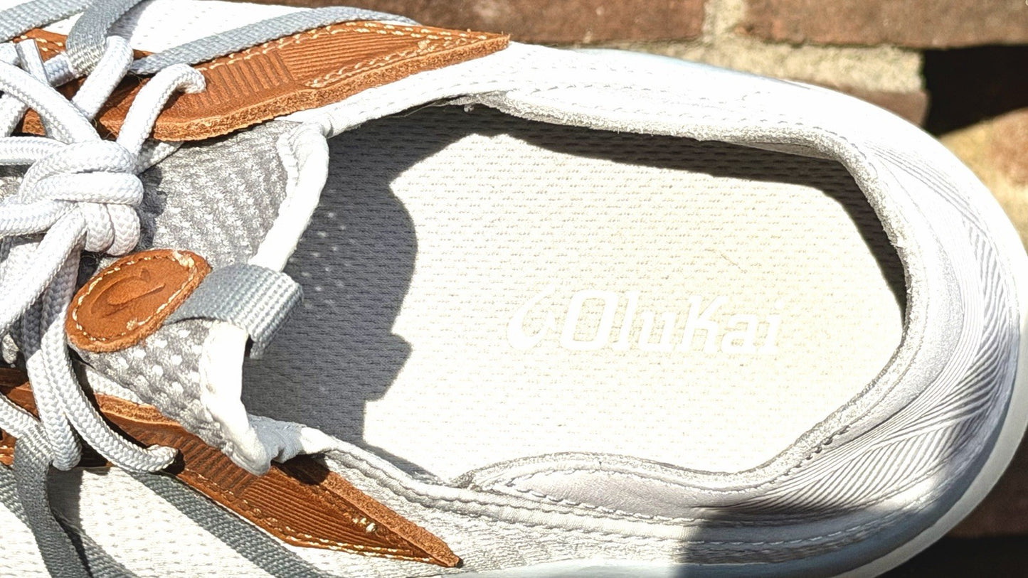 Olukai Mio Li Convertible Mesh Sneaker /Mist Grey-Poi / Men’s 11.5 / Retail $130