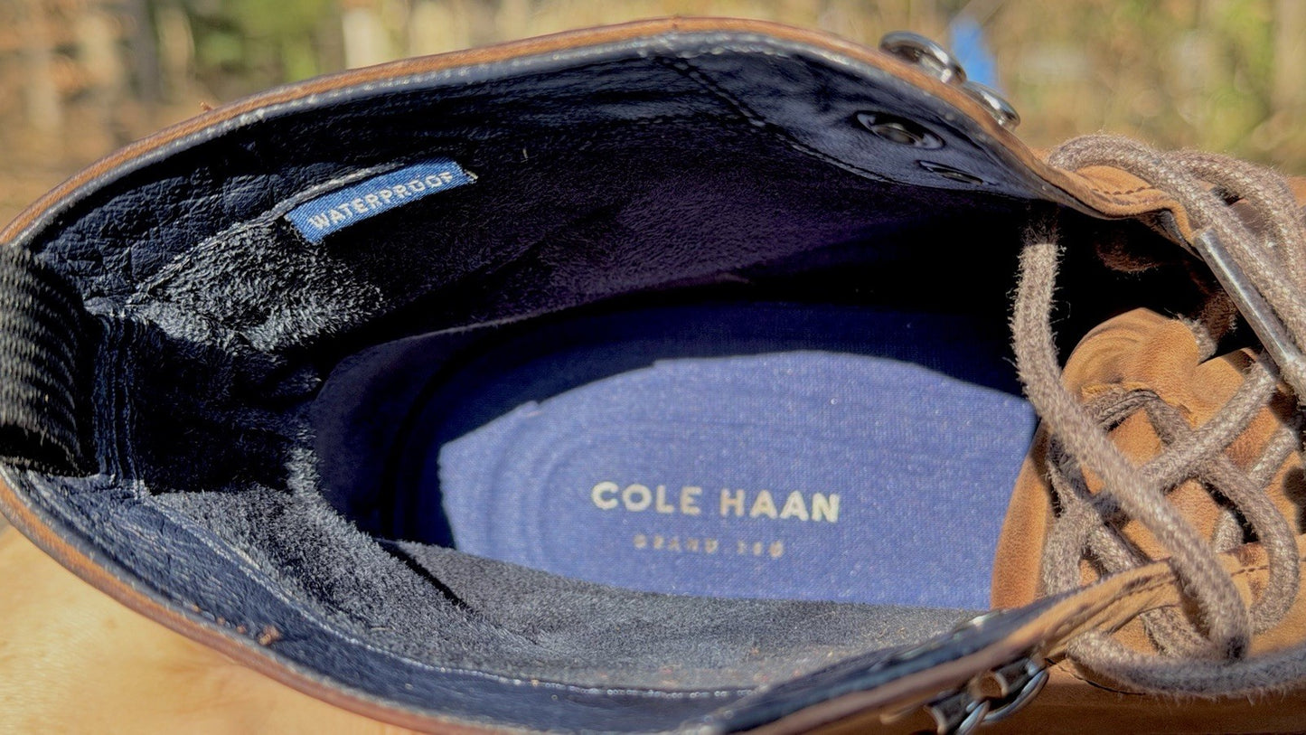 Cole Haan Wagner Grand Plain Toe Boots / Men’s Size 12 / Waterproof / C31558