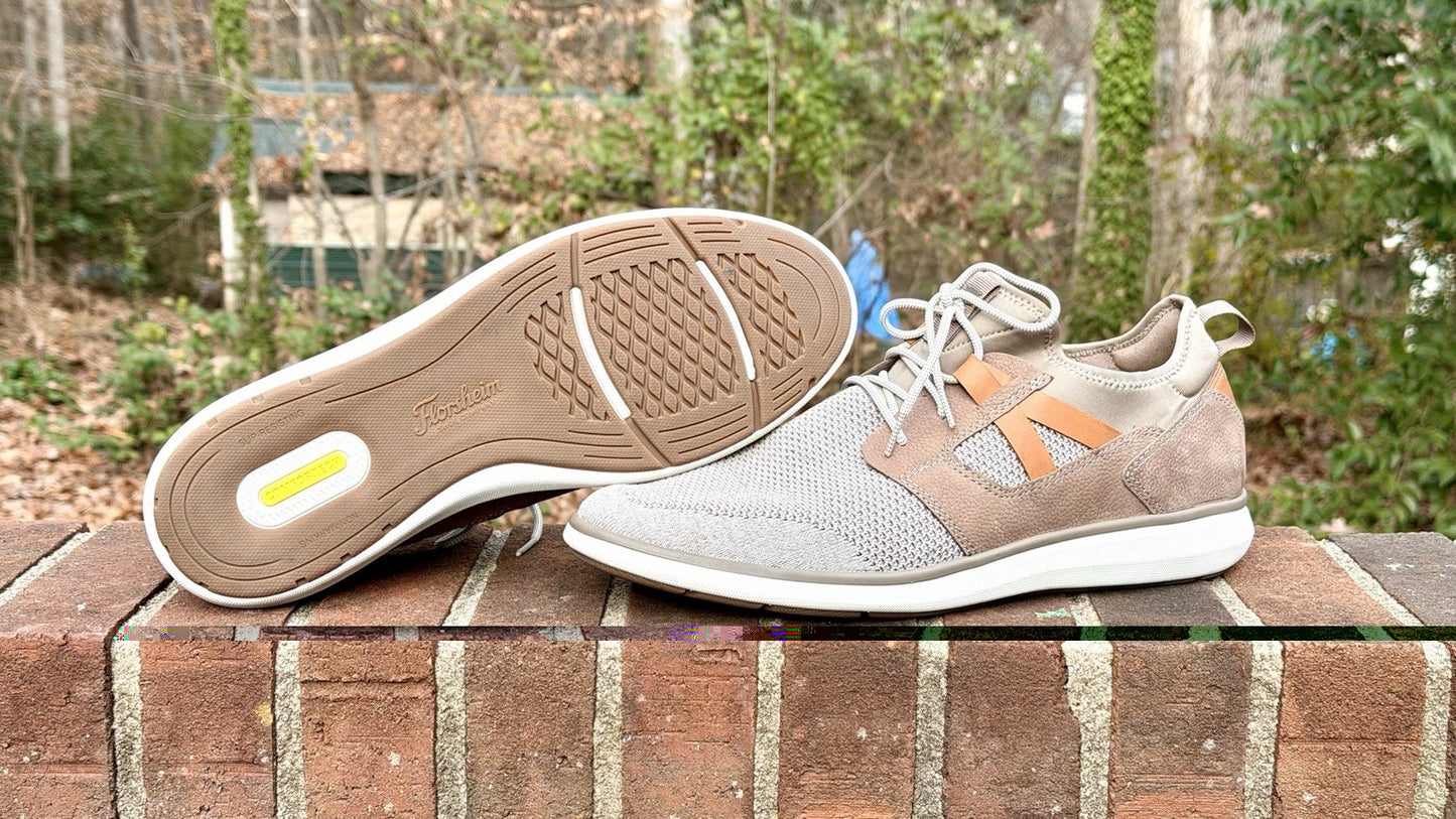 Florsheim Venture Knit Plain Toe Sneaker / Men’s Size 13W / Mushroom/ Worn Once!