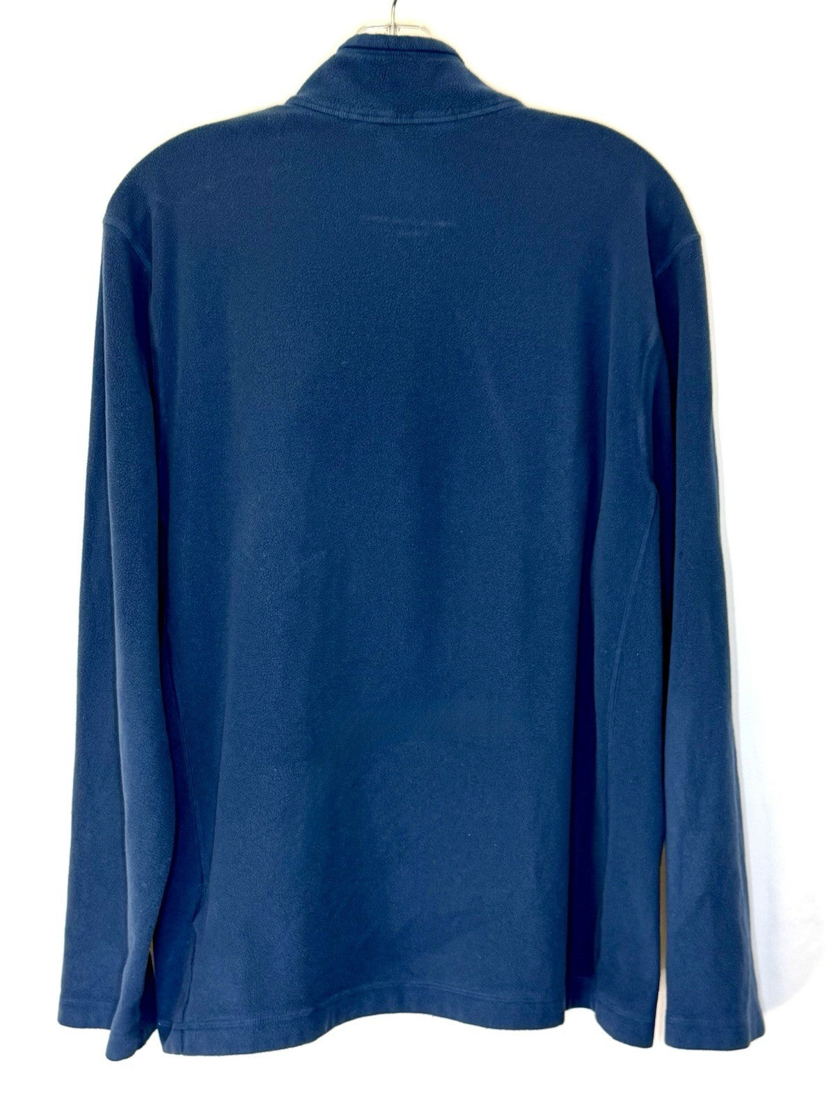 The North Face Men's Large Fleece Blue Long Sleeve Pullover Half Zip