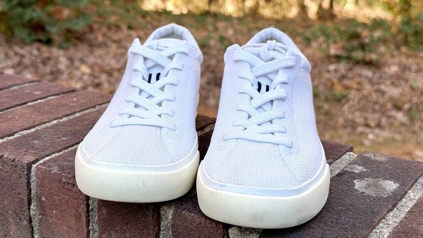 Rothy’s Bright White 038-017 The Lace Up Sneaker New US Women 7.5