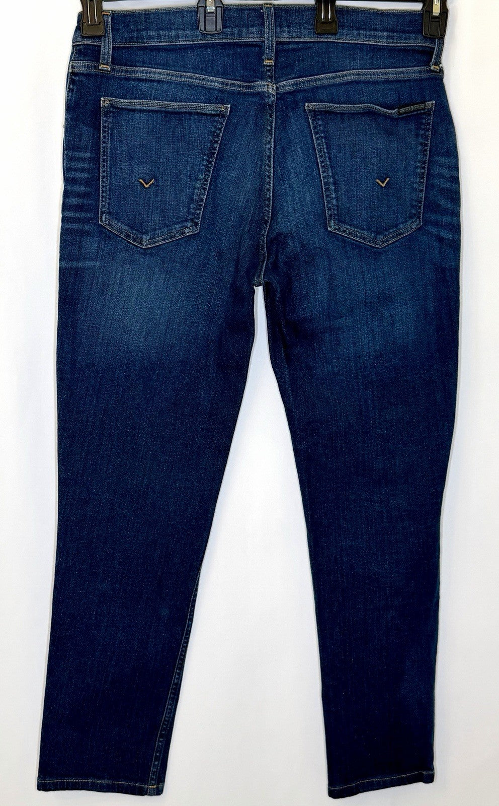 Hudson Blake 33" Slim Fit Tapered Leg Men's Denim Jeans / Dark Blue Wash / 33x30