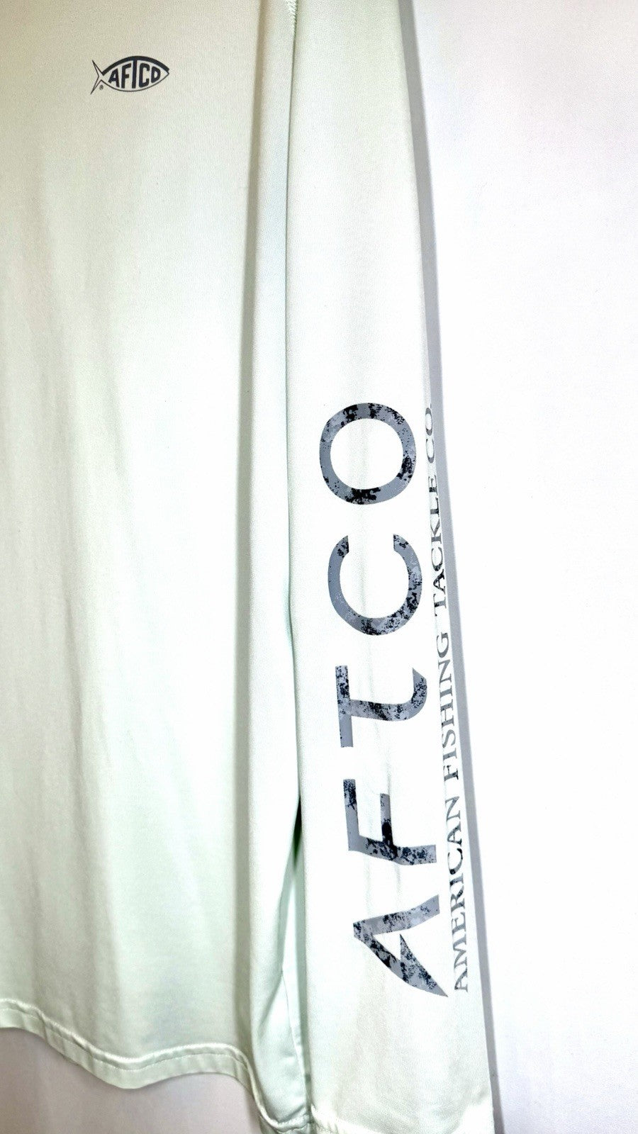 AFTCO Samurai 2 Hooded Long Sleeve UV Shirt / Canary Green Heather / Men’s Large