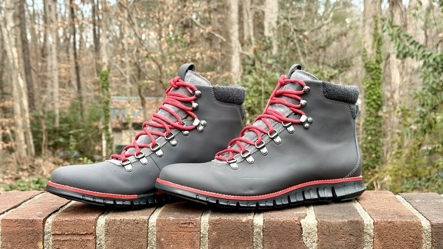 COLE HAAN ZERØGRAND Men's Size 11 Leather Water Resistant Hiking Boots $150 New
