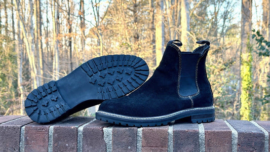 CREVO Douro Men's U.S. Size 11 Black Chelsea Boots Worn Twice The Deep Cleaned