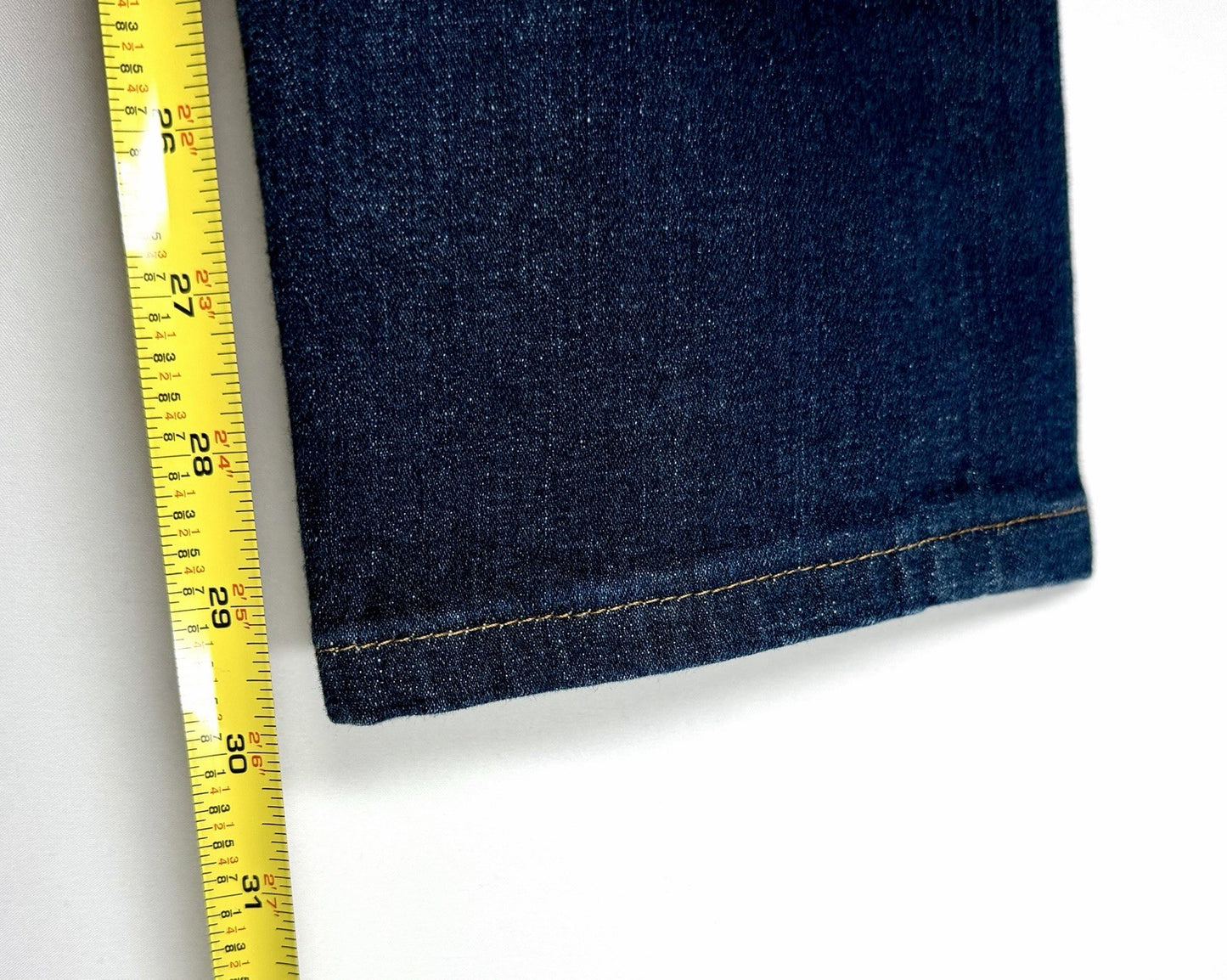 Hudson Blake 33" Slim Fit Tapered Leg Men's Denim Jeans / Dark Blue Wash / 33x30