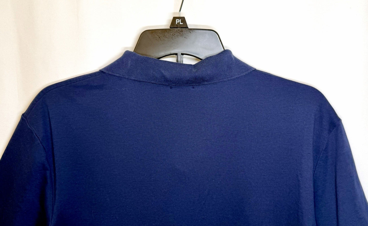 POLO RALPH LAUREN Shirt Large Blue Pima Soft Touch Multi-Color Horse