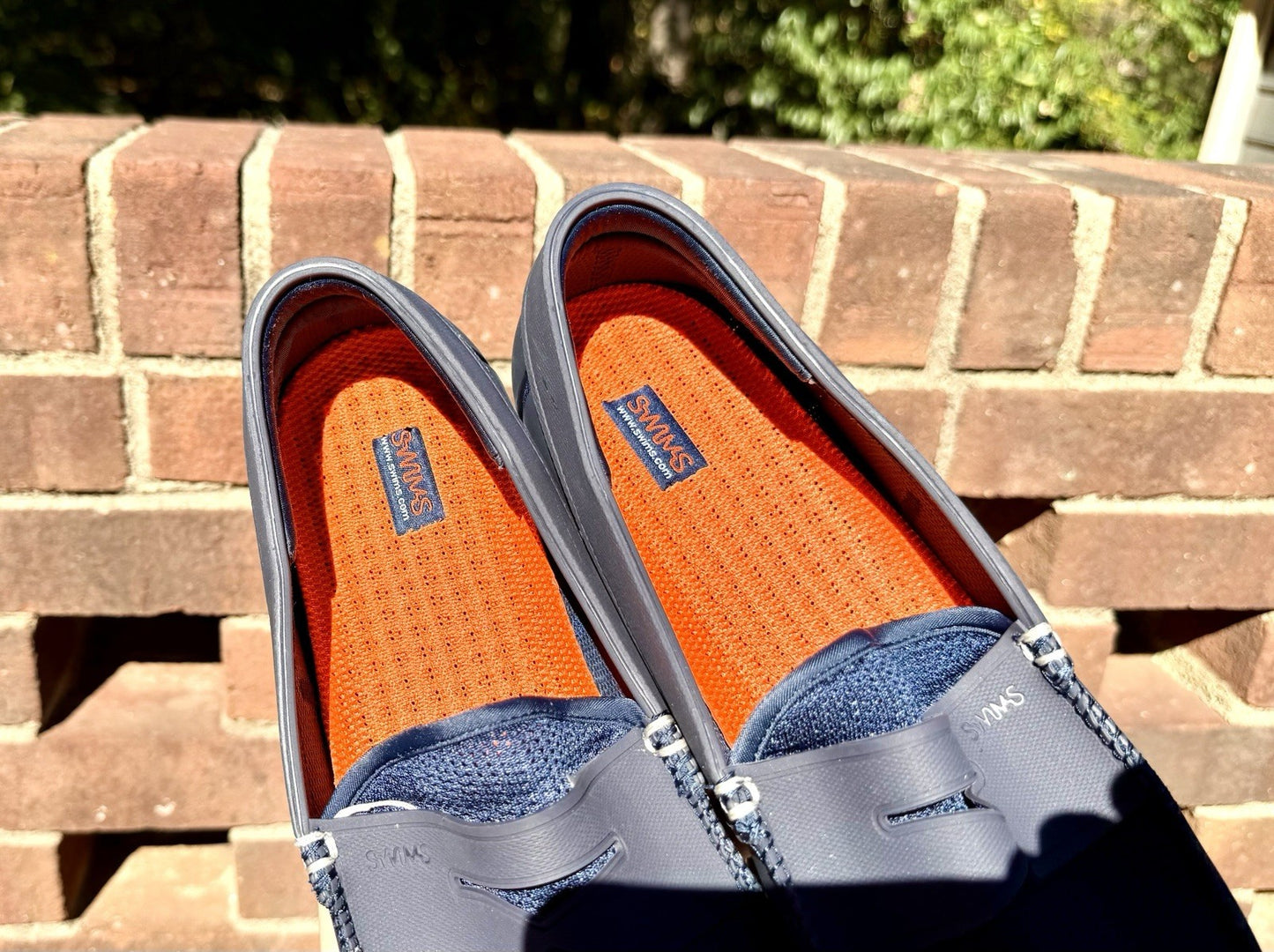 SWIMS Men's Size 12 Boat Loafers Slip-On Waterproof Washable Shoes Blue