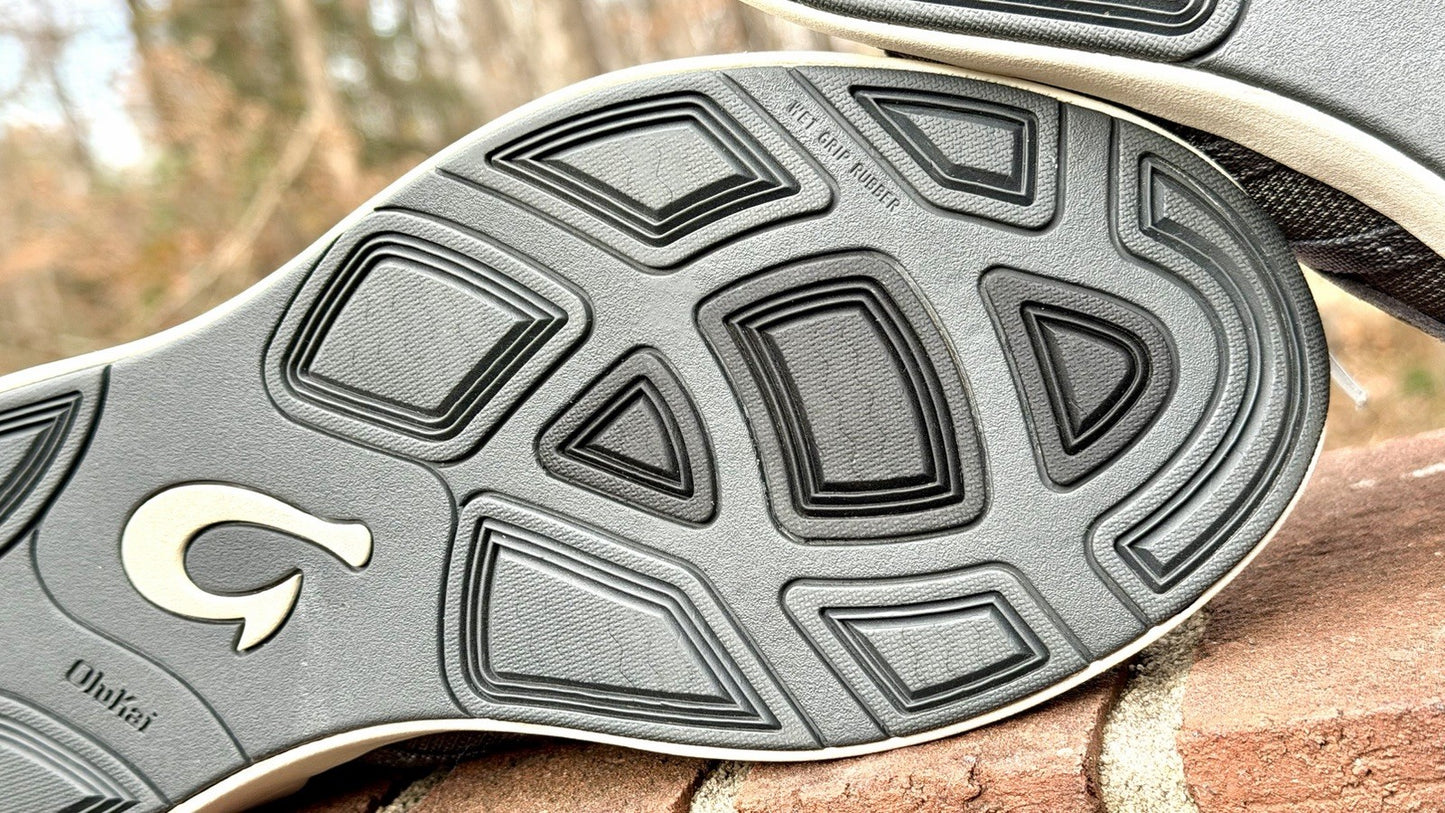 New Without Box Olukai Holo /Convertible Mesh / Dark Shadow - Grey / Men's 8.5
