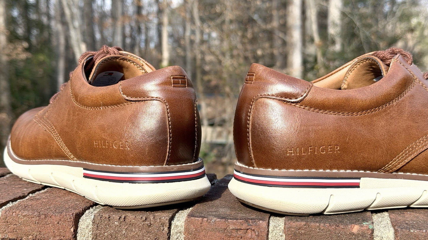 Tommy Hilfiger Men's Warren Oxford Shoes (Cognac) / Size 11.5 M Size / Worn Once