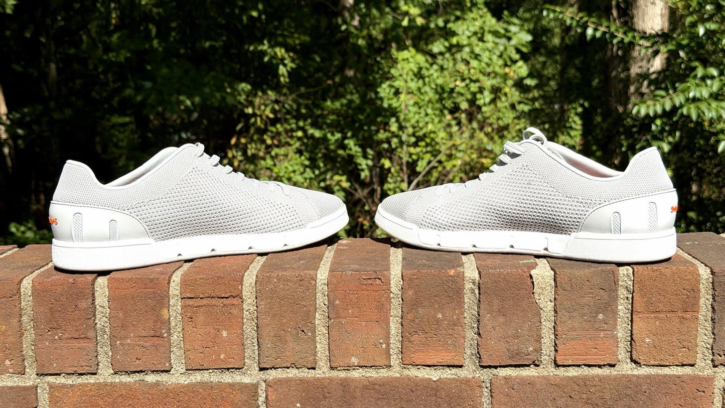 SWIMS Men’s Lightweight Breeze Tennis Sneakers Light Grey/ US 12 / Worn Once!!