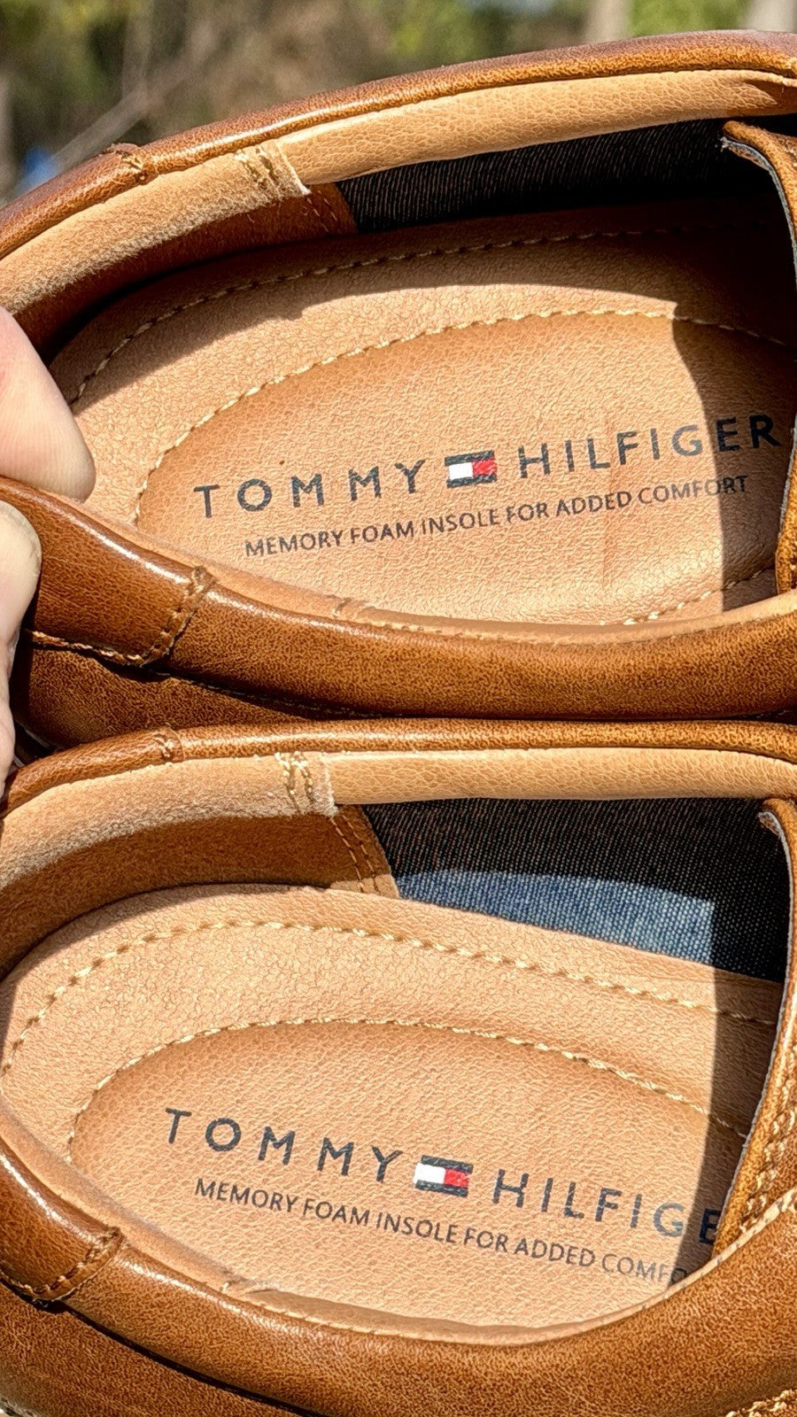 Tommy Hilfiger Men's Warren Oxford Shoes (Cognac) / Size 11.5 M Size / Worn Once