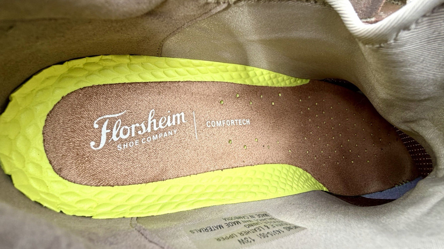 Florsheim Venture Knit Plain Toe Sneaker / Men’s Size 13W / Mushroom/ Worn Once!