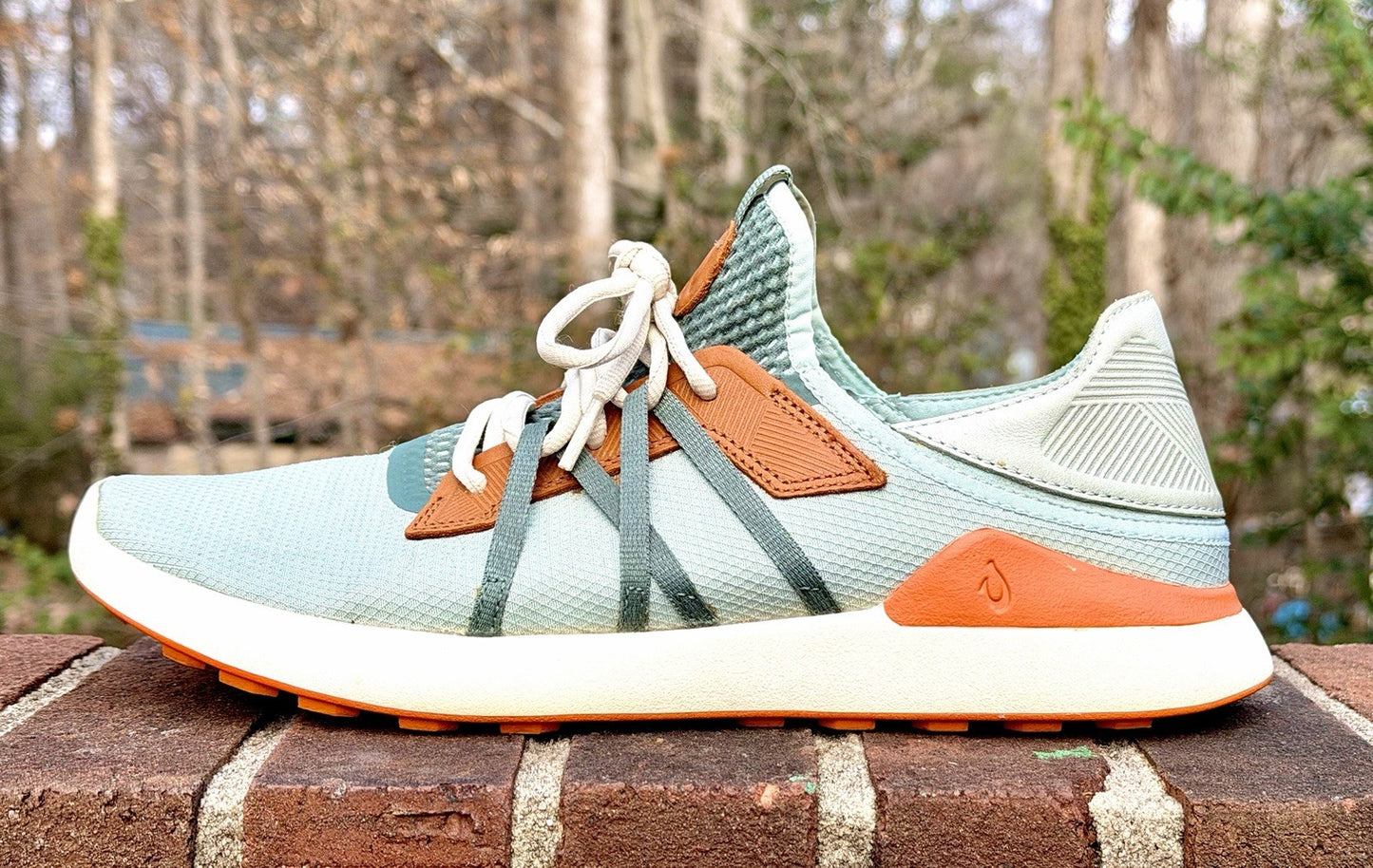 Olukai Manele Golf Shoes / Pale Moss-Orange / Size 11.5 / Worn Once / $150 New