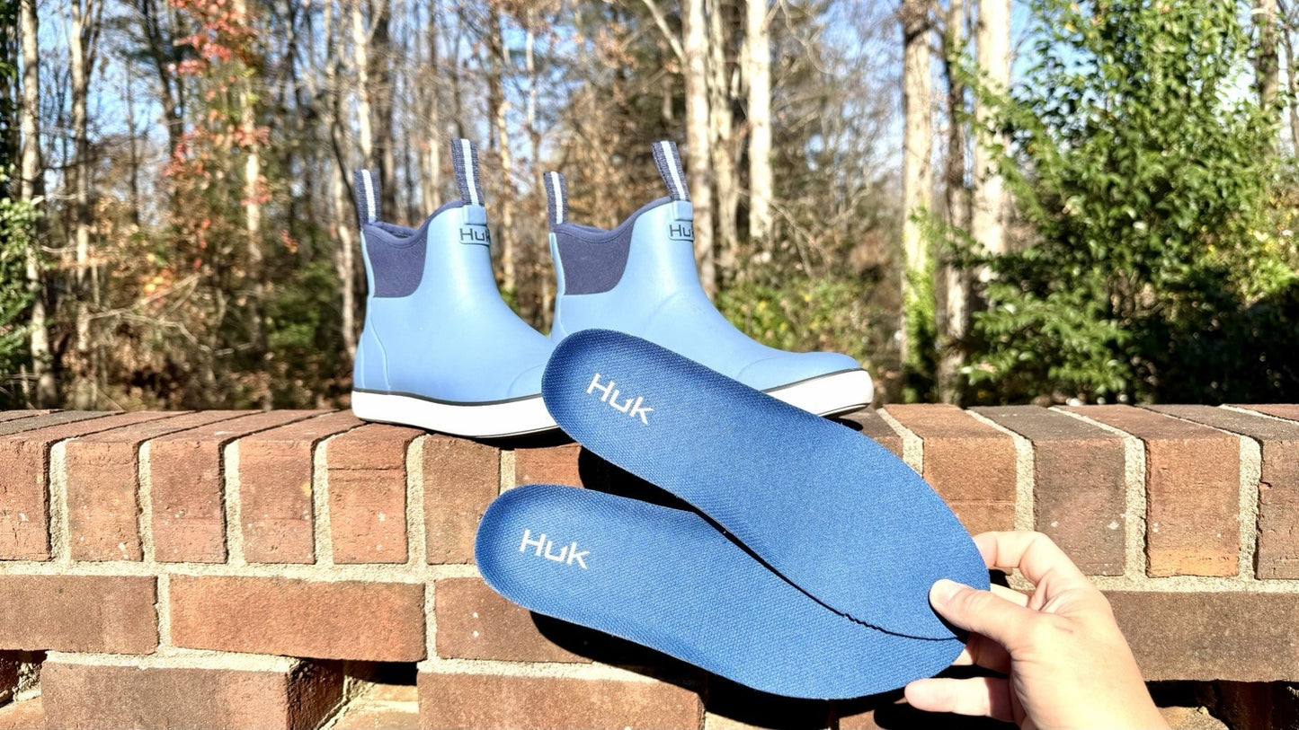 Huk Fishing Boots Rogue Wave Mens Size 9 Blue / Sargasso Sea H8021007-409 NWOB
