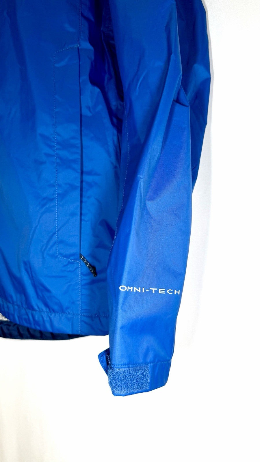 Columbia Men’s Evapouration Omni-Tech Rain Jacket / Super Blue / Size Large