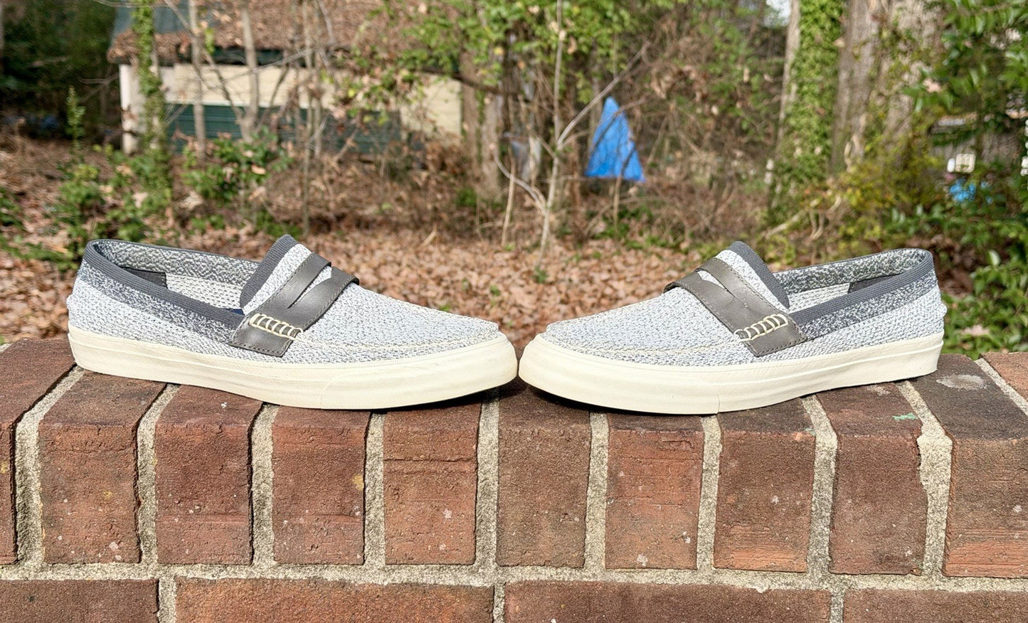 Cole Haan Pinch Weekender LX StitchLite Penny Loafer Light Grey Men’s Size 11.5