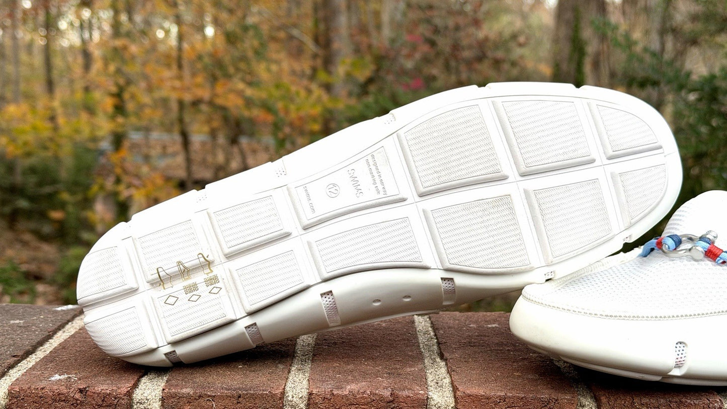 SWIMS Men's Riva Loafers Men’s Size 12 White MSRP $228 - NWOB - See Pics!!!