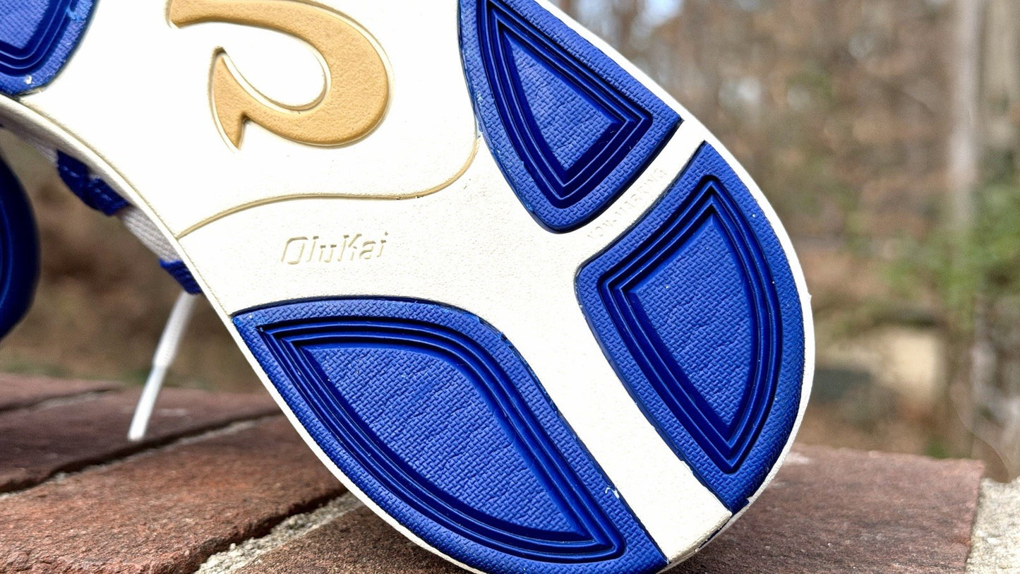 Olukai Holo Bright White/Colbalt Blue Sneaker Mens 10 (New W/O Tags) *RARE!!!!!*