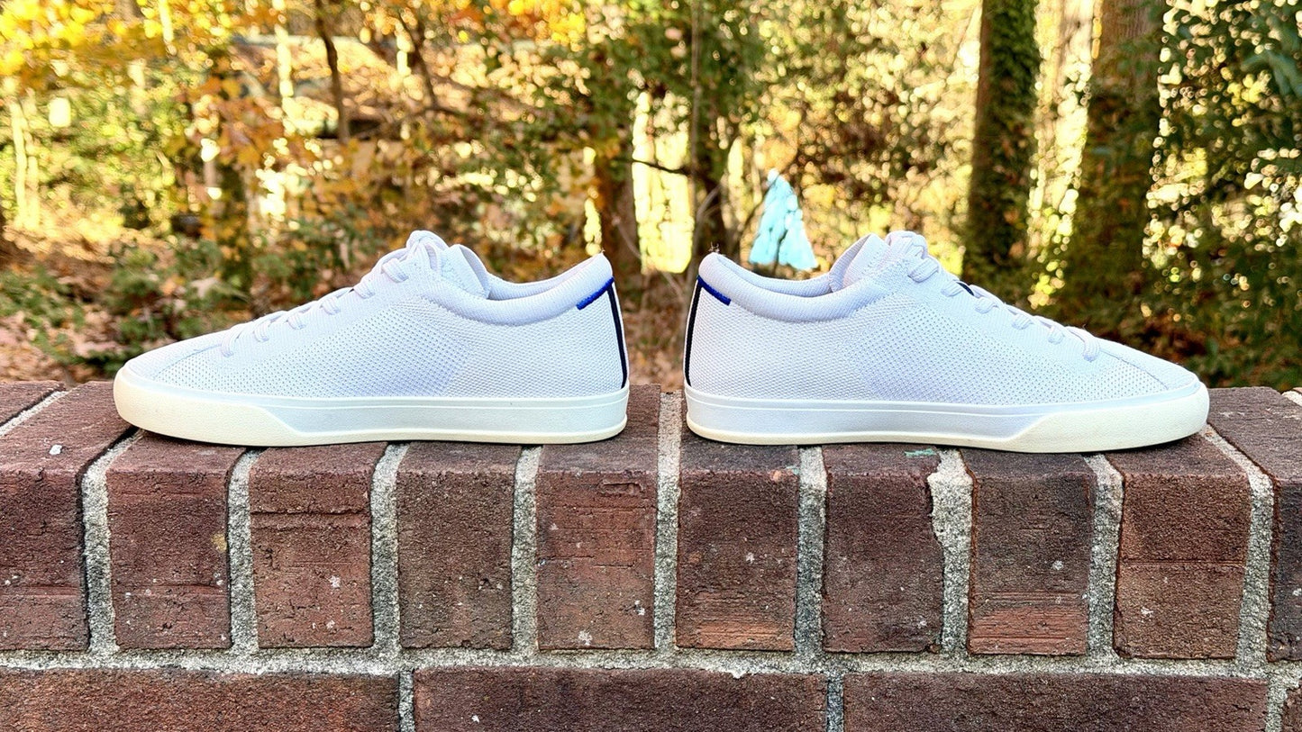 Rothy’s Bright White 038-017 The Lace Up Sneaker New US Women 7.5