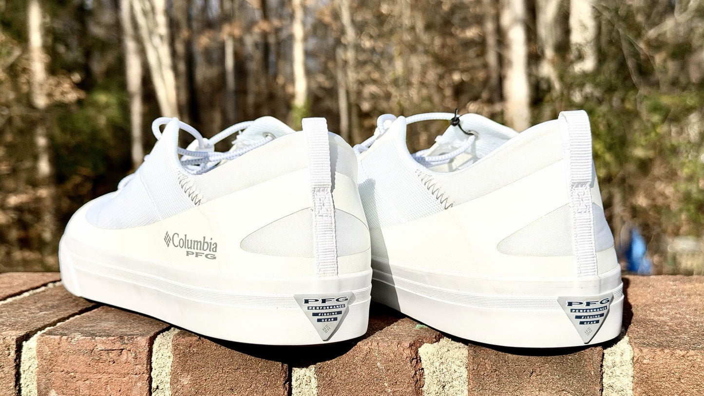 NWT Columbia Men's Bonehead PFG, White/Columbia Grey / Size 11.5 / New