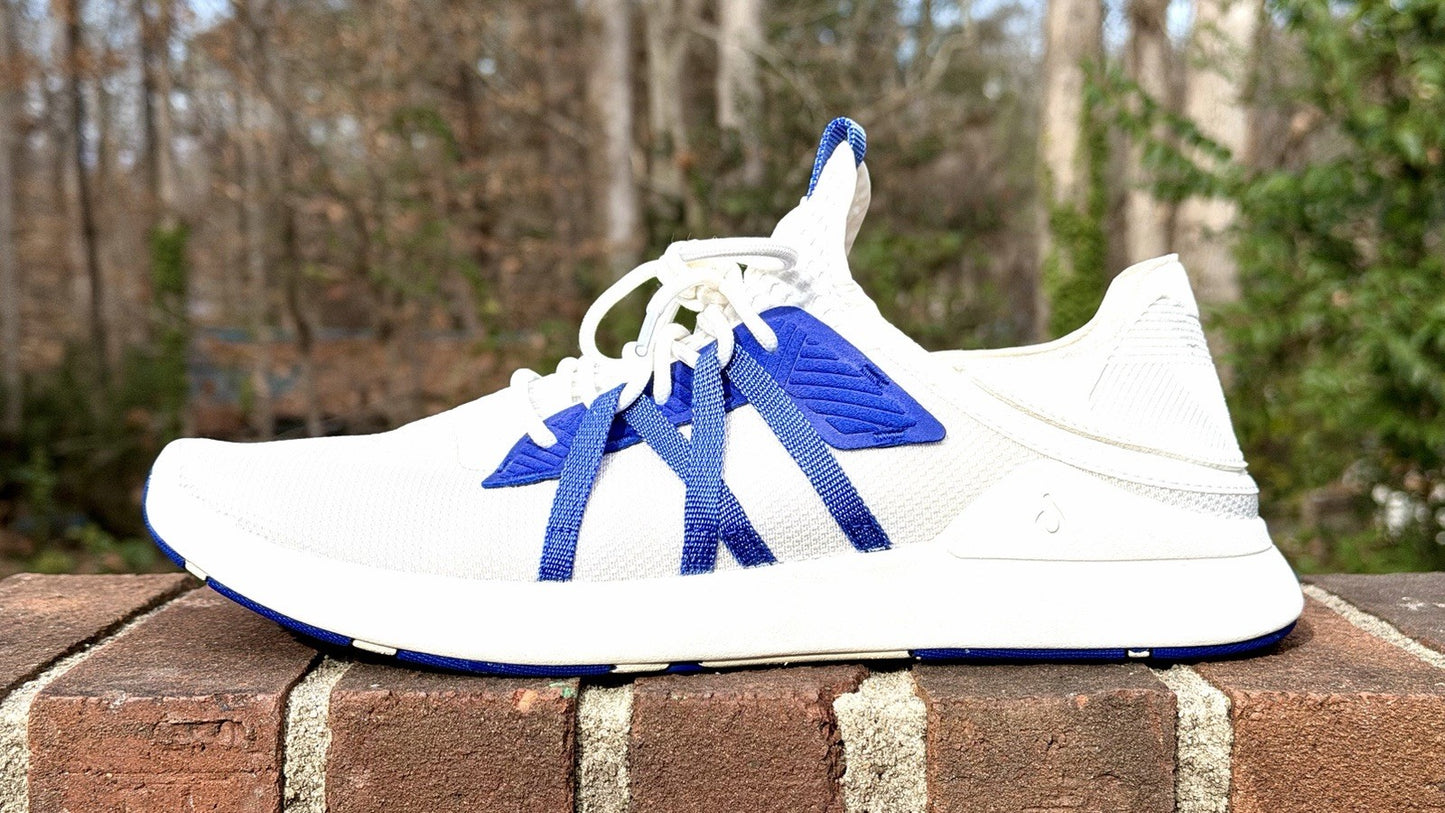 Olukai Holo Bright White/Colbalt Blue Sneaker Mens 10 (New W/O Tags) *RARE!!!!!*