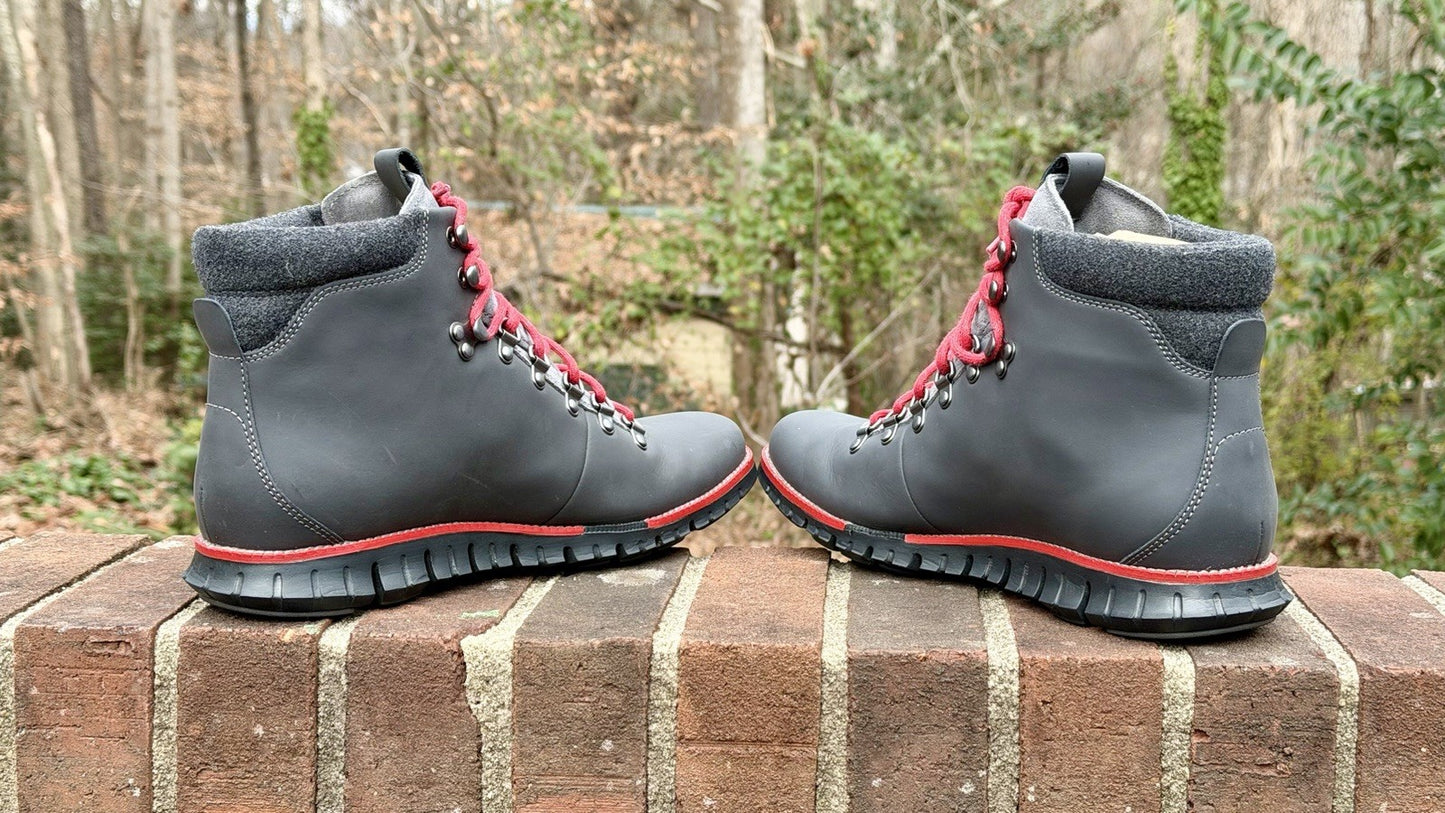 COLE HAAN ZERØGRAND Men's Size 11 Leather Water Resistant Hiking Boots $150 New