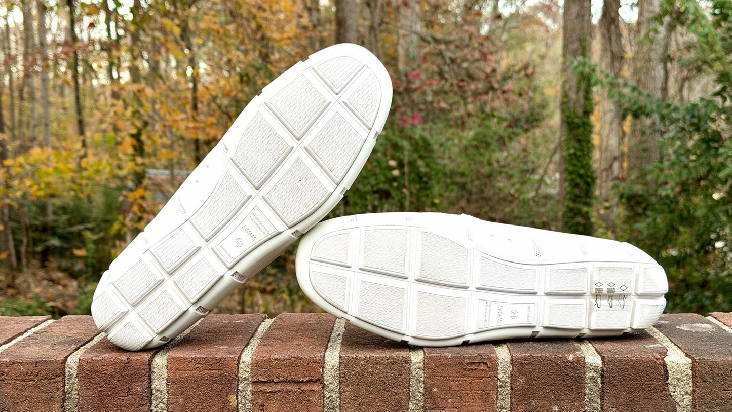 SWIMS Men's Riva Loafers Men’s Size 12 White MSRP $228 - NWOB - See Pics!!!
