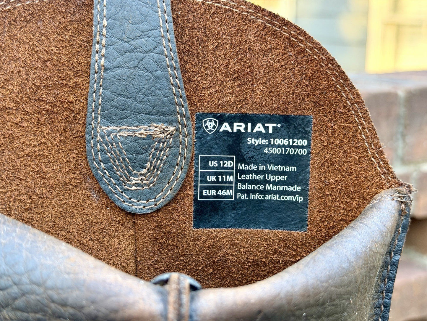 Ariat Men's Rambler Recon Western Boots Men’s Size 12D / Brown Leather  $190 New