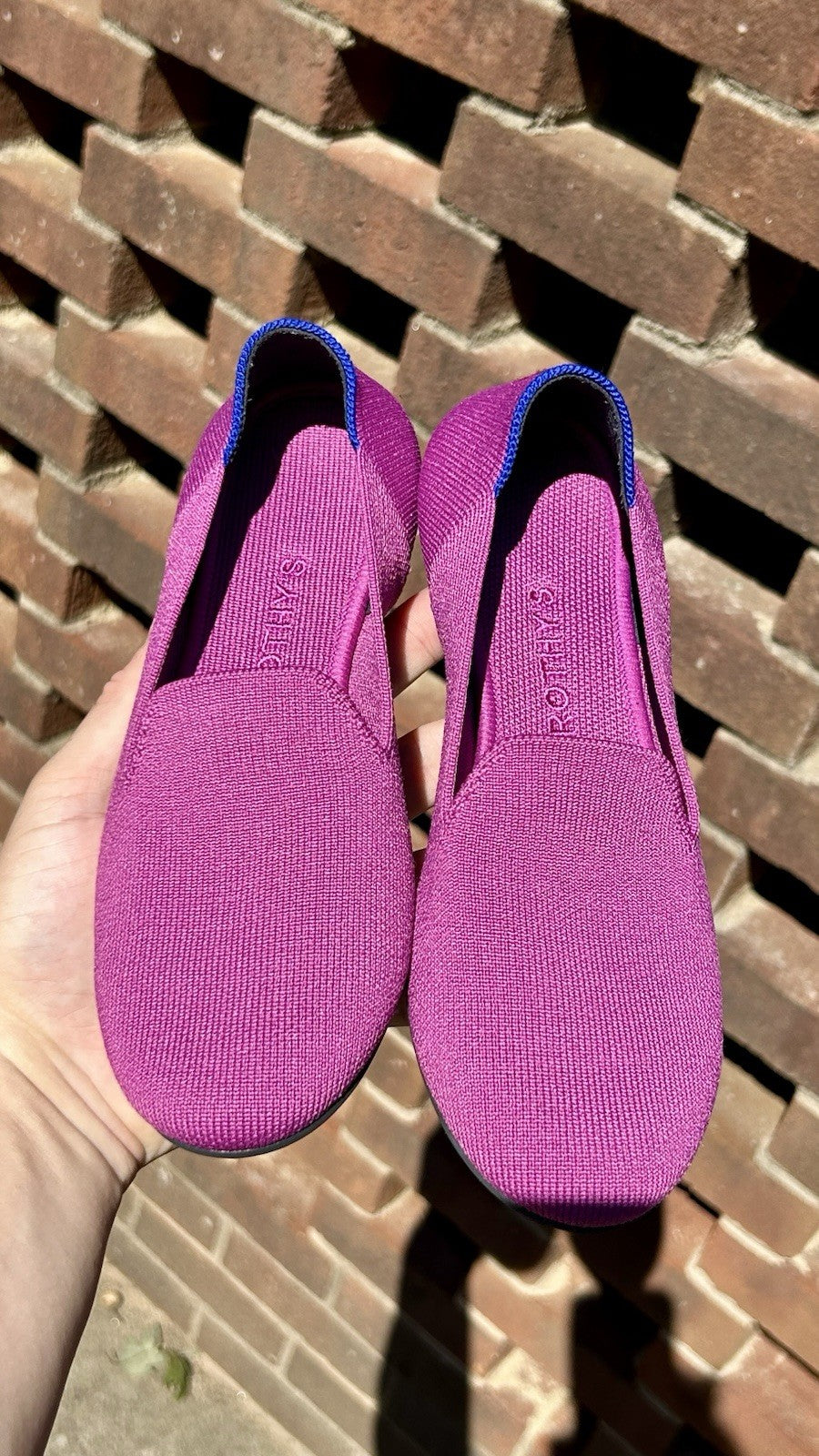NWOT ROTHY’S The Flats Magenta Women’s Size 6.5