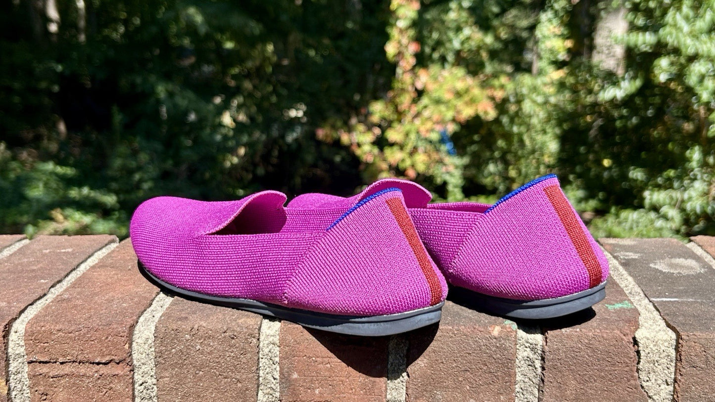 NWOT ROTHY’S The Flats Magenta Women’s Size 6.5