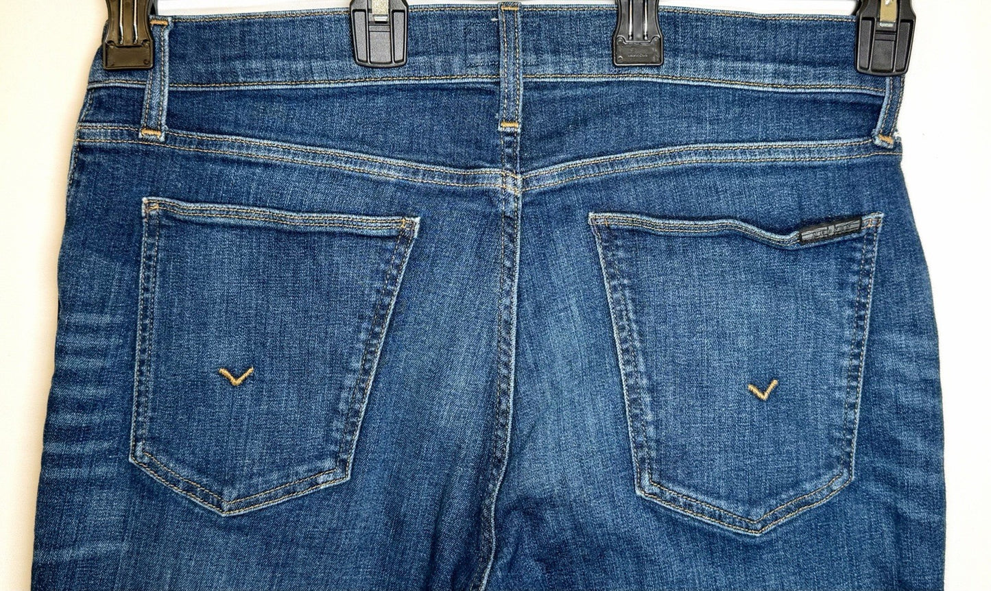 Hudson Blake 33" Slim Fit Tapered Leg Men's Denim Jeans / Dark Blue Wash / 33x30