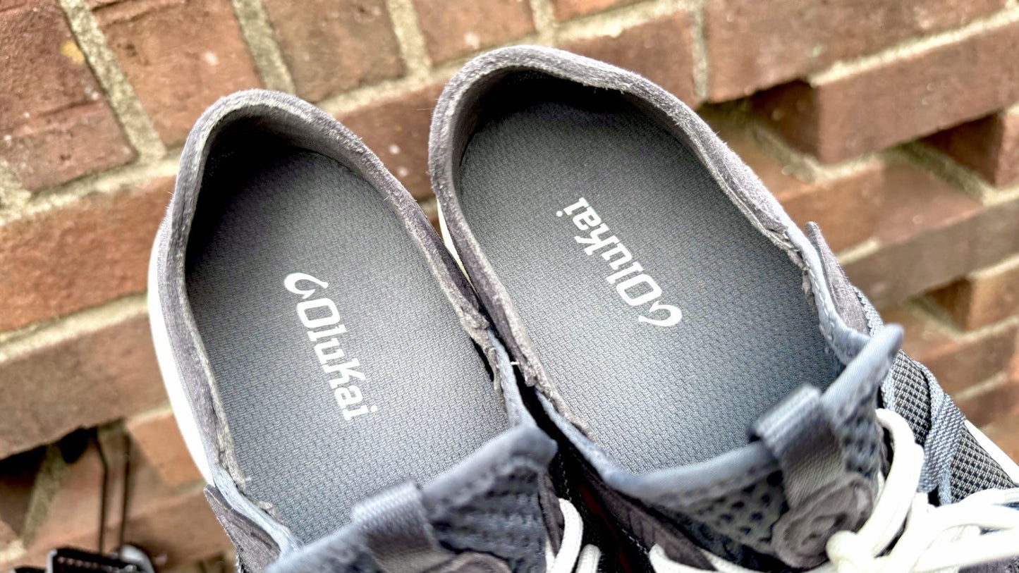 New Without Box Olukai Holo /Convertible Mesh / Dark Shadow - Grey / Men's 8.5