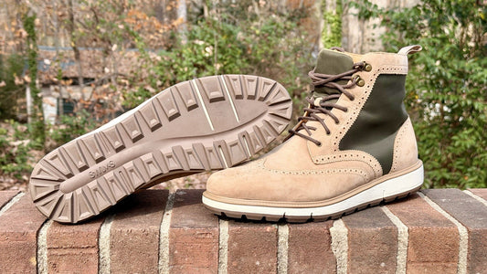 SWIMS Men’s 11.5 Motion Wingtip Brogue Boots New Without Tags $298 Retail