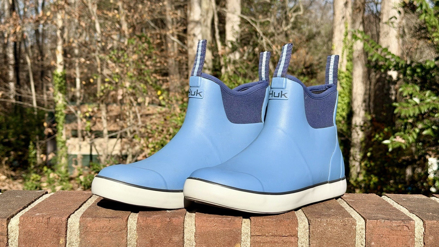 Huk Fishing Boots Rogue Wave Mens Size 9 Blue / Sargasso Sea H8021007-409 NWOB