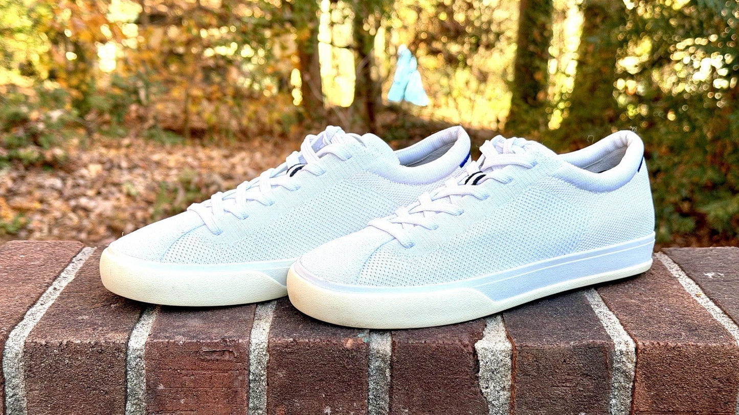 Rothy’s Bright White 038-017 The Lace Up Sneaker New US Women 7.5