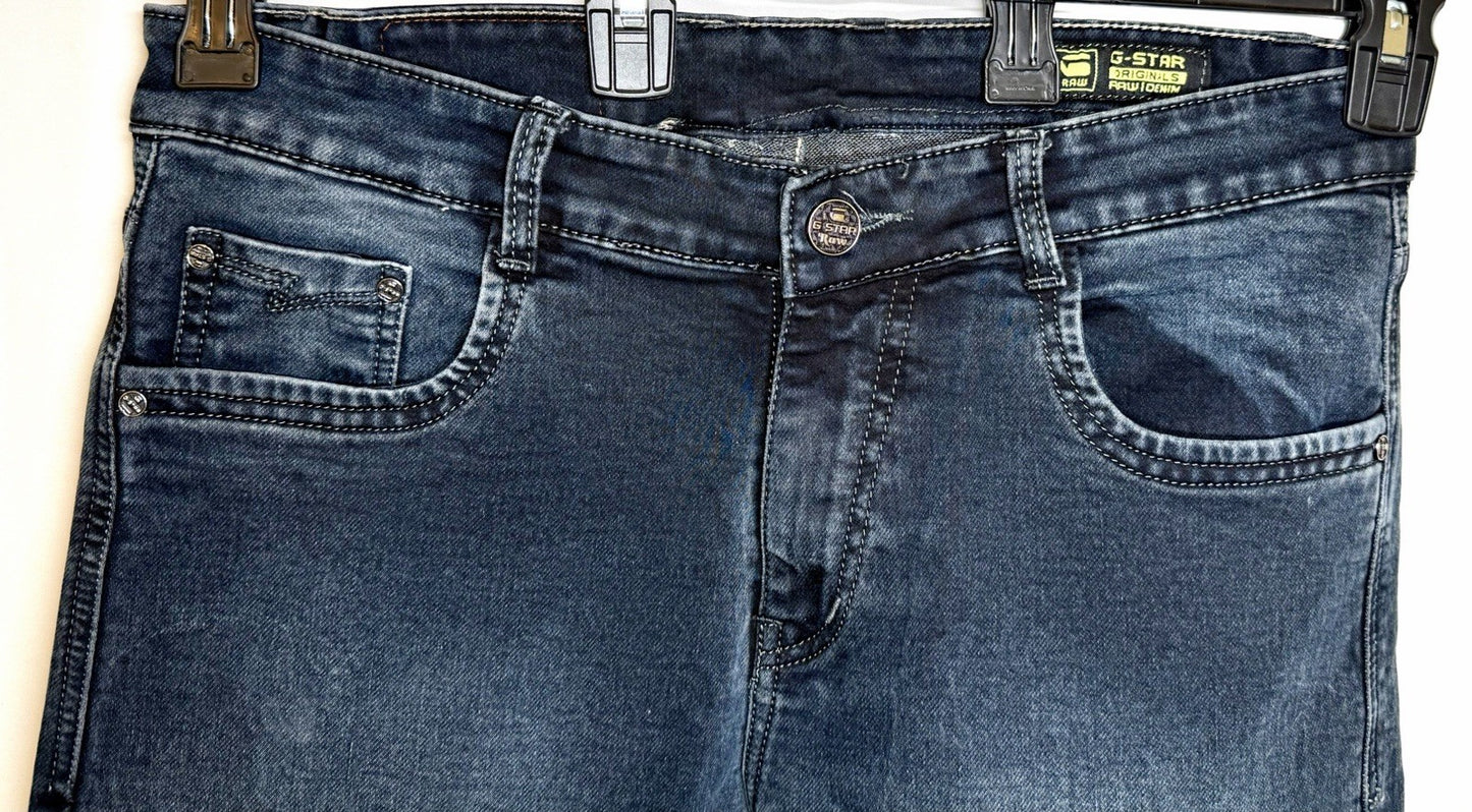 G-Star Raw Originals Slim Fit Denim Jeans / Medium Aged Blue/ Men’s Size 34x30