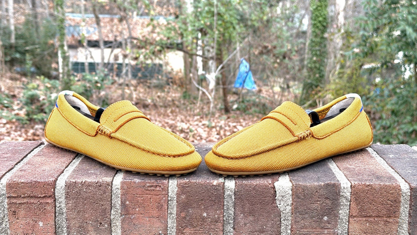 Rothy's The Driver Driving Loafer Slip On Flat Cognac Women's 8.5 US (Worn Once)