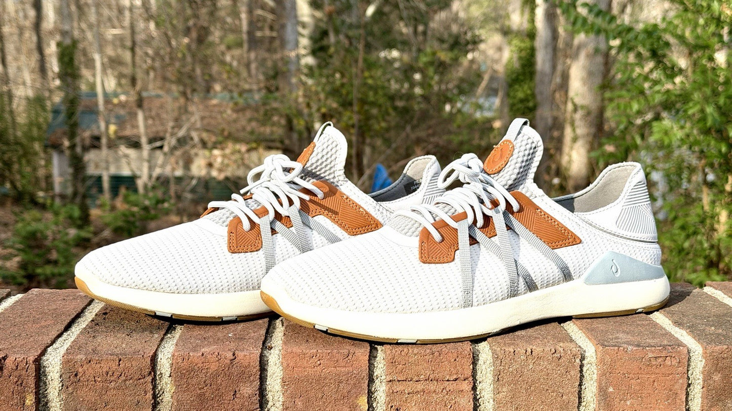 Olukai Mio Li Convertible Mesh Sneaker /Mist Grey-Poi / Men’s 11.5 / Retail $130