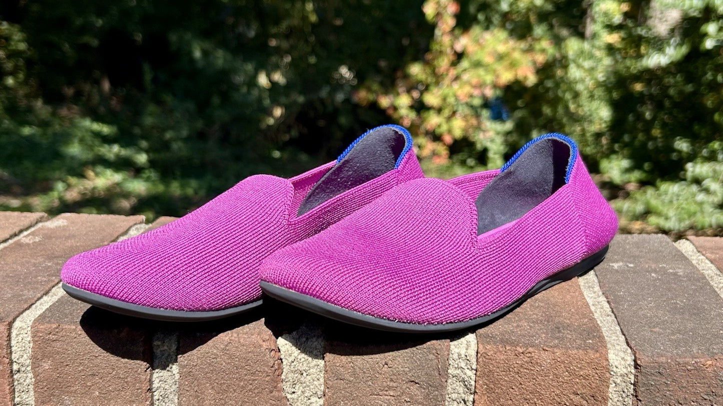 NWOT ROTHY’S The Flats Magenta Women’s Size 6.5