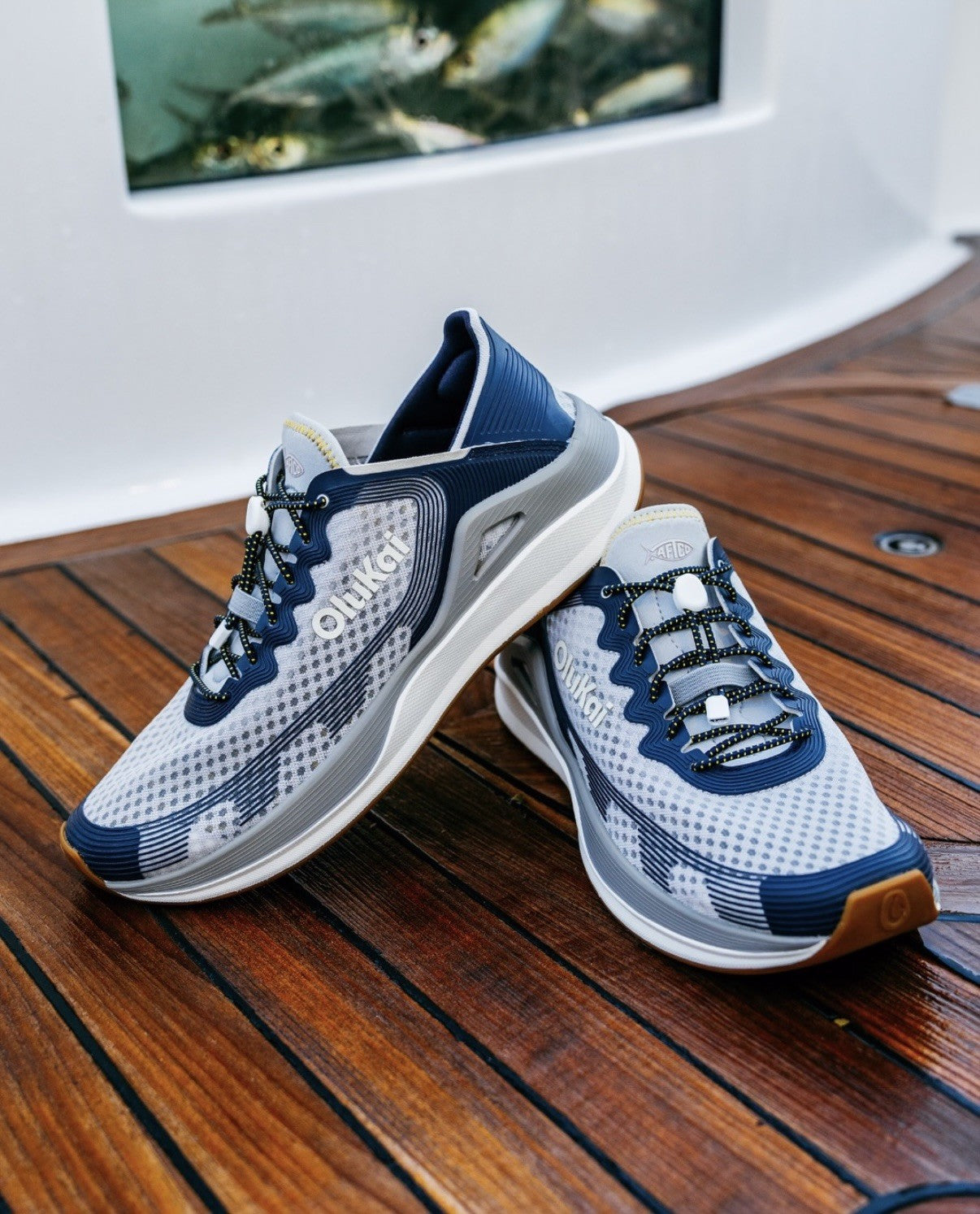 RARE Olukai x AFTCO Ahi Performance Marine Shoes Men 11.5 / Limited Edition Only