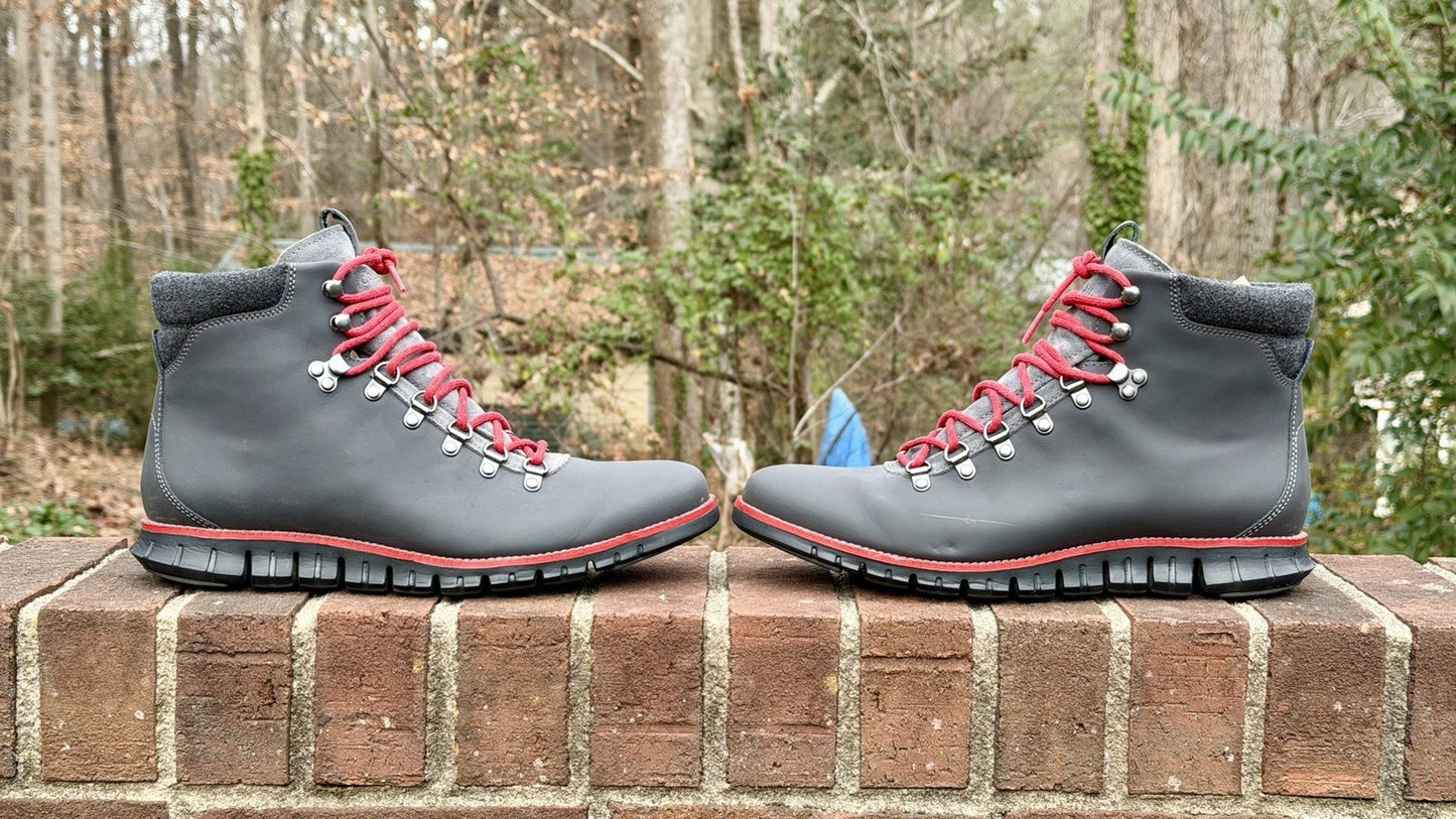 COLE HAAN ZERØGRAND Men's Size 11 Leather Water Resistant Hiking Boots $150 New