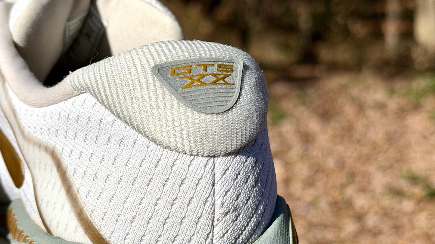 Brooks Womens Adrenaline GTS 20 Running Shoe Size 9 B Gray Gold Sneaker Trainer