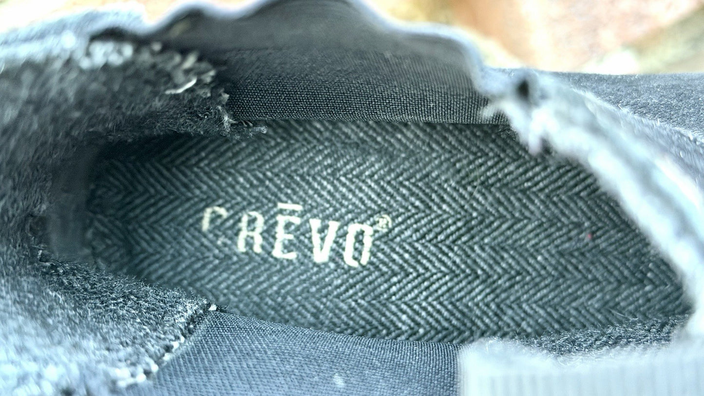 CREVO Douro Men's U.S. Size 11 Black Chelsea Boots Worn Twice The Deep Cleaned