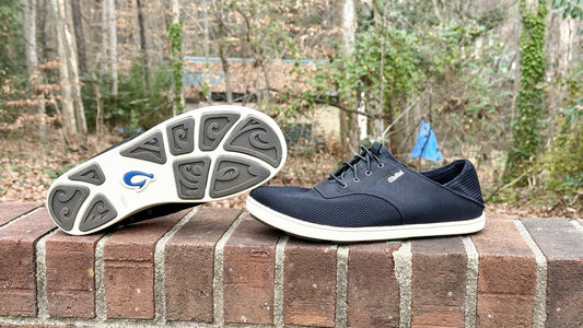 Olukai Mens Nohea Moku Slip On Black/White Logo Size 8.5 M (New/$120 Retail)