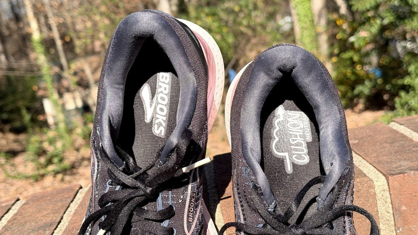 Brooks Women's Glycerin 19 Black Pink Running Shoe Sneaker Size 9 B Medium